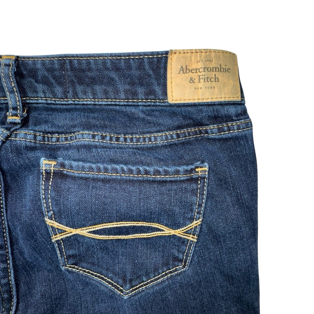 Ambercrombie & Fitch Skinny Jeans Stretch Dark Wash Low Rise Women 4R (27x33) - Picture 9 of 12
